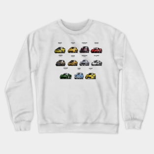 Cartoon Cars Crewneck Sweatshirt